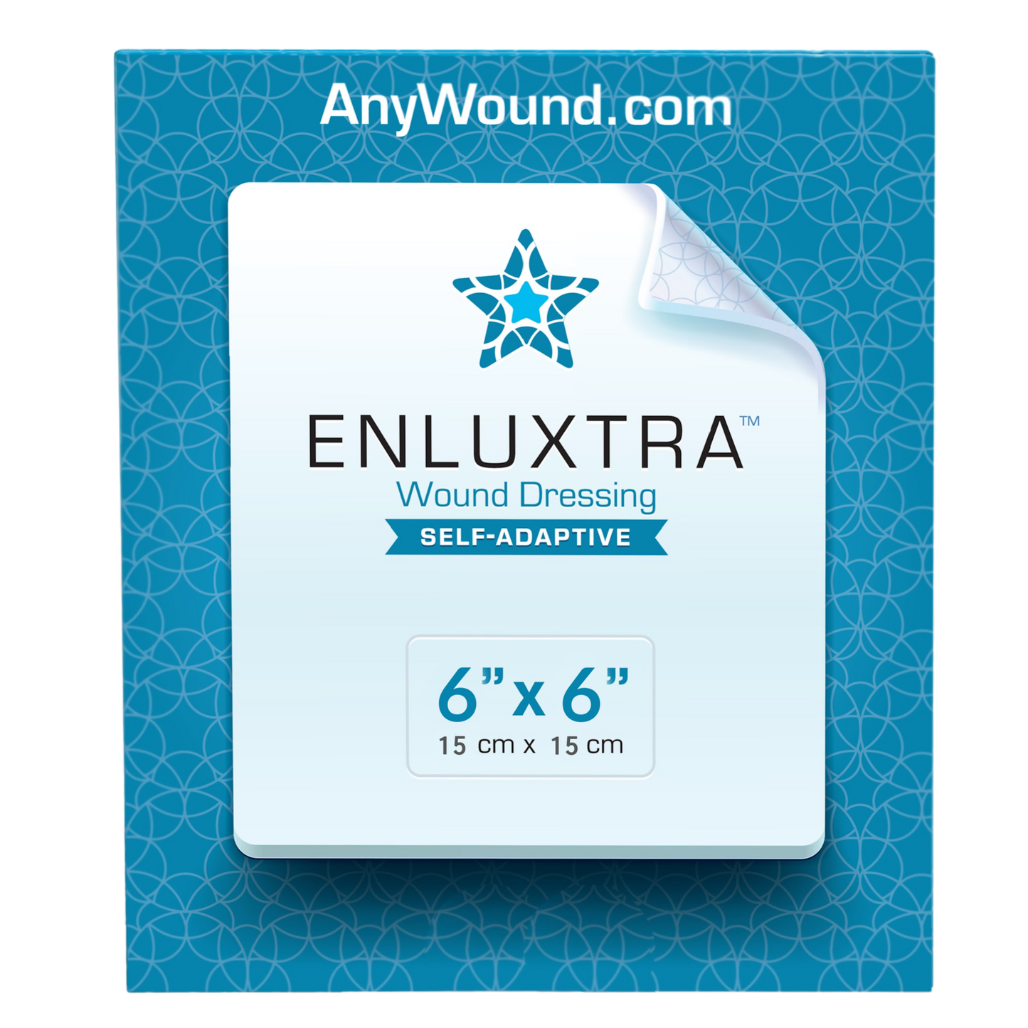 ENLUXTRA 6"x6" Self-Adaptive Wound Dressing (Box of 5)