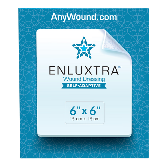 ENLUXTRA 6"x6" Self-Adaptive Wound Dressing (Box of 5)