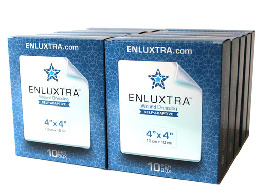 Enluxtra 4"x4" Case of 100 Dressings AWD-5-1010C
